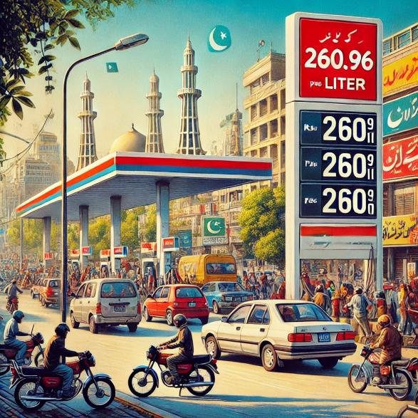 Current petrol price in Pakistan